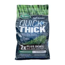 Four steps to get a thicker lawn 1. Quick Thick Grass Seed Shelmerdine Garden Center