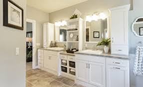 20 gorgeous bathrooms with double vanities. Bathroom Cabinets Over The Toilet And More Storage Ideas You Ll Love Red Rose Cabinetry
