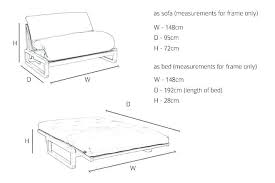 sofa bed dimensions mtbcomponentes co