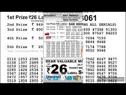 Sikkim State Lottery Results Download Day Result Evening