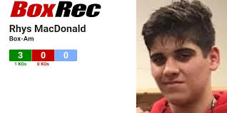 BoxRec: Rhys MacDonald