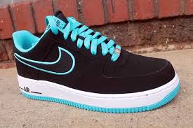 Nike Air Force 1 Low Turquoise Blue Black Kicksonfire Nike Running Shoes Nike Nike Shoes Women