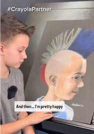 Self-Portrait Inspired by Caydence's Drawing