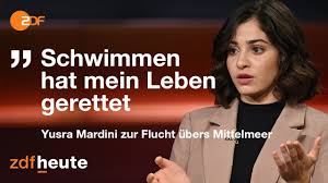Yusra mardini is a syrian swimmer currently living in hamburg, germany. Schwimmerin Yusra Mardini Uber Ihre Flucht Nach Deutschland Markus Lanz Vom 16 September 2020 Youtube