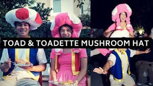 What's the best way to shape a mushroom? Diy Tutorial Toad And Toadette Mushroom Hats Youtube