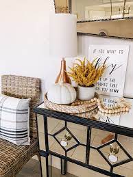Fall Home Decor Ideas Lifestyle A Slice Of Style Entry Table Decor Decor Halloween Entry Table
