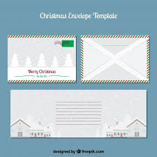 Einen briefumschlag mit der hand zu beschriften ist einfach, ihn mit word bedrucken zu lassen wirkt jedoch wesentlich professioneller. Weihnachten Briefumschlag Vorlagen Festlegen Kostenlose Vektor