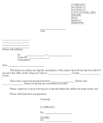 A letter of cancellation is an indication of termination of a deal, project or an undergoing transaction. Sample Letter For Cancellation Of Subject Deed Of Trust Template Download From Accounting And Finance Agreements