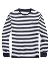 Black And White Striped Long Sleeve Polo Polo Ralph Lauren Striped Long Sleeve T Shirt Poloralphlauren Cloth Long Sleeve Tshirt Men Long Sleeve Polo Ralph Lauren