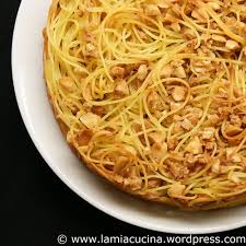 5 ei(er), getrennt 150 g zucker 150 g mehl 1 pck. Spaghetti Torte Lamiacucina