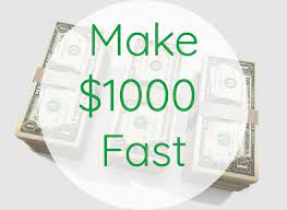 For this option, you have to be in it for the long haul. How To Make 1000 Dollars Fast With These 23 Clever Ideas