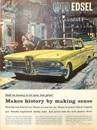 1958 59 Ford Edsel Vintage Advertisement Automotive Wall Art Man Cave Decor Classic Car Print Original Magazine Print Ad Automobilia Edsel Classic Cars Vintage Advertisement