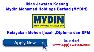 Check spelling or type a new query. Jawatan Kosong Di Mydin Mohamed Holdings Berhad Mydin Terbuka 2017 Appjawatan Malaysia