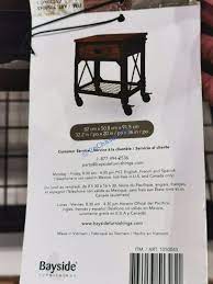 Add function and organization with a kitchen cart. Costco 1050045 Whalen Vintage Kitchen Cart Part3 Costcochaser