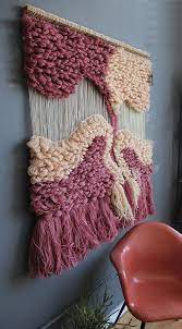 Amazing Large Fiber Textile Art Wall Hanging Diy Weaving Woven Wall Art Weaving Art