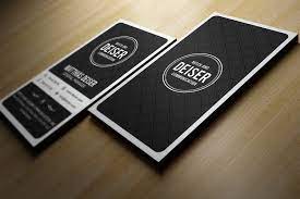 Modern hand lettered thank you black white writing square business card. Black And White Business Card 224702 Business Cards Design Bundles