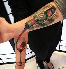 Pouring Wine Best Couple Tattoos Couples Tattoo Designs Couple Tattoos Unique