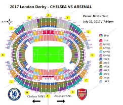 Birds Nest London Derby Chelsea Vs Arsenal Beijing