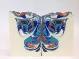 If you don't have and can't get butterfly pea tea flowers, simply use a few drops of natural blue coloring or add 1 to 2 teaspoons of blue spirulina powder. Butterfly Swirl Teal And Copper Handmade Soaps Handmade Soap Swirl Soap