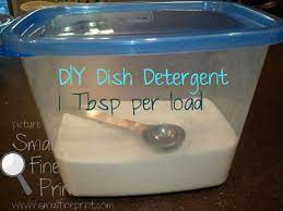 Diy Homemade Dishwasher Detergent Smallfineprint Homemade Dishwasher Detergent Dishwasher Detergent Homemade Cleaning Products