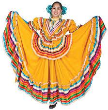 Vestido Regional De Jalisco Mexico Mexican Outfit Folklorico Dresses Traditional Mexican Dress