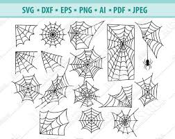 Schwarzes spinnennetz, spinnennetzzeichnung, spinnennetzkarikatur, bereich, kunstwerk, schwarz und weiß png. Spinnennetz Png Spider Web Dateien Fur Cameo Spider Cricut Etsy
