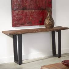Sequoia Console Table In 2020 Live Edge Console Table Metal Console Table Wood Console Table