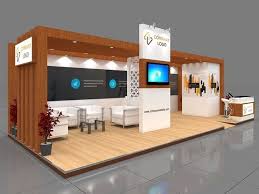 Exhibition Stall 3d Model 9x4 Mtr 3 Sides Open 3d Model Max 3 Exhibition Stall Exhibition Stall Design Stall Designs