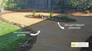 At about $40 per cubic yard, decomposed granite is reasonably affordable and holds up for a long time. Refurbished Malibu Backyard Lindavistalandscape Com