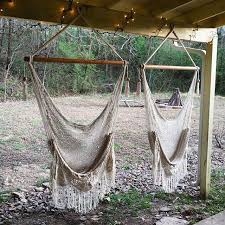 Hanging Hammock Chair With Macrame Solid Color Swing Chair Mission Hammocks Hanging Hammock Chair Hammock Hammock Chair