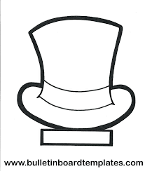 Top Hat Template For Kids Coloring Pages Printable Firefighter Free Paper Chef Southbay Robot Hat Template Snowman Hat Pattern Hat Crafts