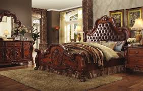 Classic bedroom sets at affordable price with free nationwide delivery. Dresden Bedroom Cherry Oak By Acme