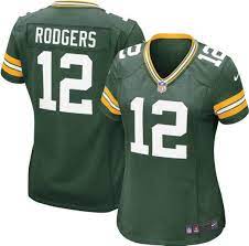 Hier ist für damen mit modischen ansprüchen immer ein passendes shirt dabei! Nike Women S Green Bay Packers Aaron Rodgers 12 Green Game Jersey Dick S Sporting Goods
