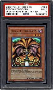 5.0 out of 5 stars. 2002 Yu Gi Oh Legend Of Blue Eyes White Dragon Exodia The Forbidden One 1st Edition Psa Cardfacts