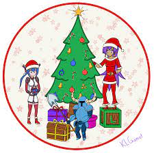 Like share and command below for more video like this. My Christmas Drawing For This Year Merry Christmas Everybody Oc Crosscode