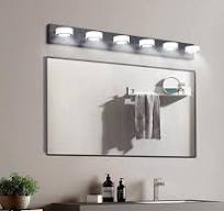 Sunpez 6-Lights Bathroom Light Fixtures Over Mirror Modern LED Vanity  Lighting Fixtures YM-JQD0595