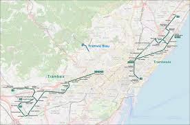 The most notable modifications of the logo took place in 1910. File Barcelona Tramway Map Png Wikipedia