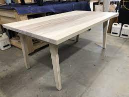 Midcentury Modern Ash Dining Table Ash Dining Tables Handcrafted Dining Table Dining Table