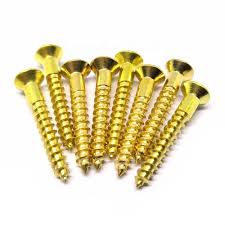 High Quality Brass Wood Screws Flat Head Phillip Drive Brass Wood Screw Wood Screws Roofing Nails Brass Wood