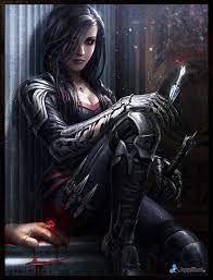 Female Assassin Armor Female Assassin And Hunter Tiefling Ideas For Rp Game Pinterest Character Portraits Fantasy Women Fantasy Art