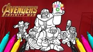 Thanos and the infinity stones coloring page. Avengers Coloring Page Captain Marvel Iron Man Captain America