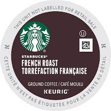 Starbucks 2x (2x caffeine) pods (formerly starbucks plus) have 260 mg per 8 fluid ounce cup. Starbucks French Roast Coffee K Cup Pods 24 Pack Staples Ca