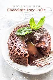 Keto Single Serve Chocolate Lava Cake Low Carb Keto Paleo Lava Cakes Lava Cake Recipes Low Carb Recipes Dessert