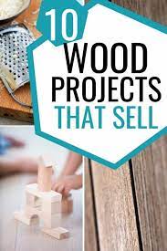 This one's about as easy as it gets and is way more fun than your standard coffee table project. 10 Handmade Wood Projects That Sell