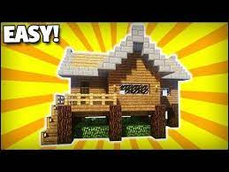 Below is how to craft a small minecraft house using commonly found items. Minecraft How To Build A Small Starter Survival House 3 Easy Tutorial Youtube Minecraft Crafts Minecraft Blueprints Minecraft Houses Survival