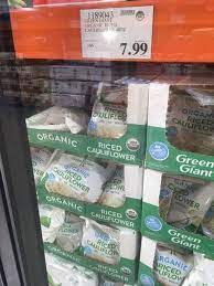 I chose to microwave the dujardin organic cauliflower rice from costco (the easiest cooking method) and it turned out light and fluffy and not super soggy or mushy. Green Giant Organic Riced Cauliflower At Costco Plus More Riced Cauliflower Products All Natural Savings