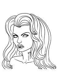 12 vampire diaries coloring page coloringpagekidss com katherine pierce from the. Vampire Coloring Pages Books 100 Free And Printable