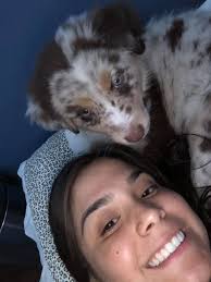 Litter visitation for Kai and Spec's puppies. So many smiles!