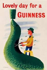 Guinness Gardener By Tom Eckersley Guinness Beer Advertisement Guinness Beer