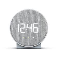 Round Time Table Clock Gray Capello In 2020 Alarm Clock Table Clock Clock